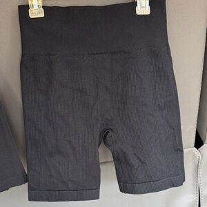 Black Women's High-Waisted Shorts